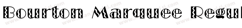 Bourton Marquee Regular字体转换